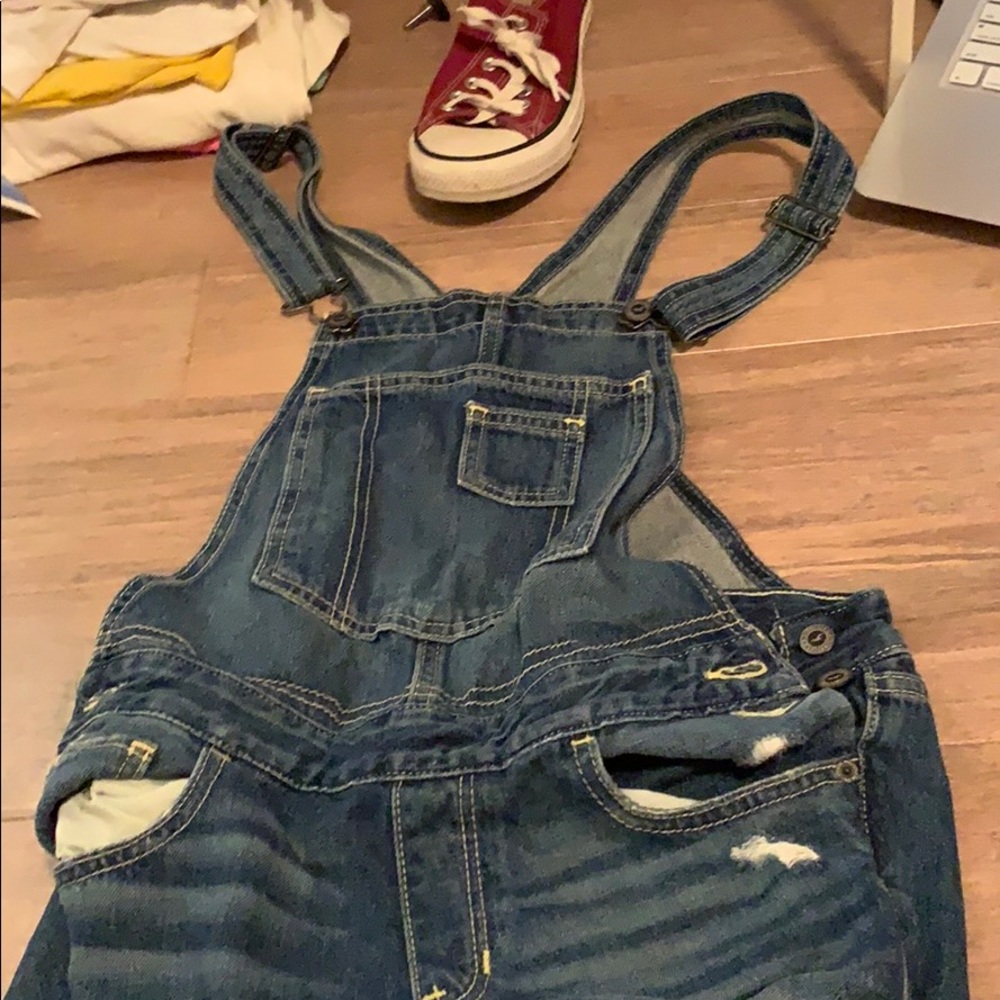 hollister overalls